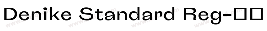 Denike Standard Reg字体转换